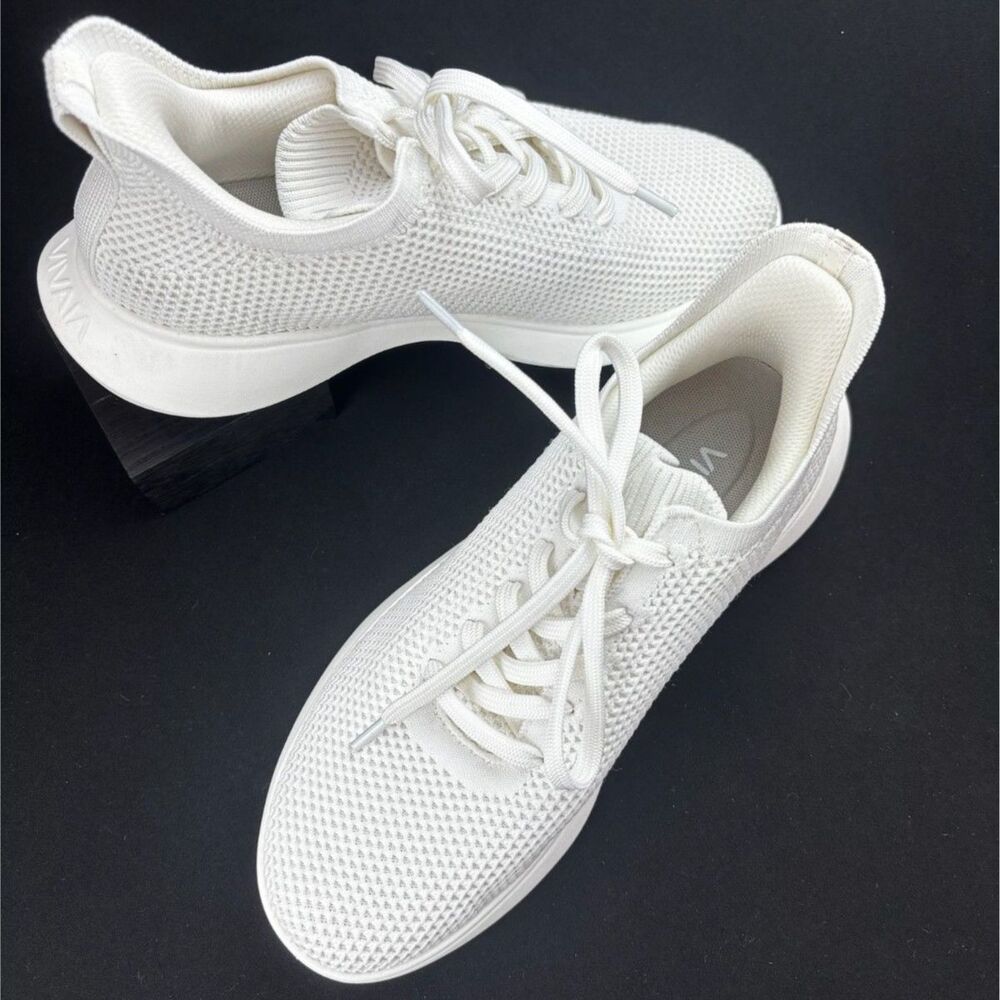 ~ Washable Vivaia 39 Urban Sneakers White Mesh Athletic Shoes Wmn 8 M6.5 Unisex - Picture 3 of 6